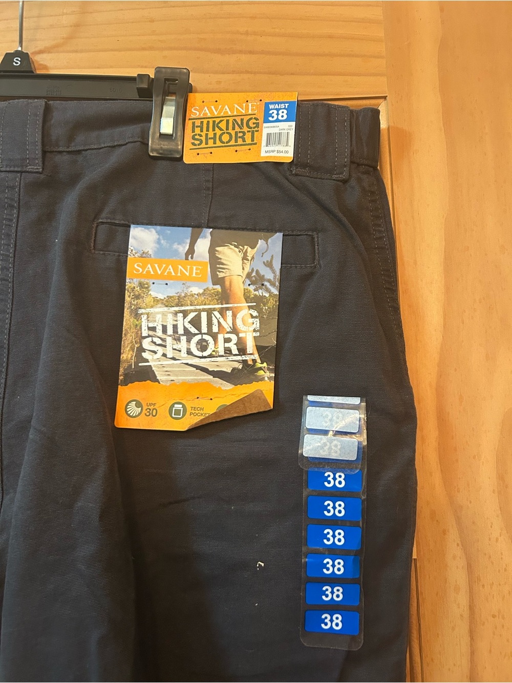 Savane Men's Black Hiking Shorts- Brand New With Tags